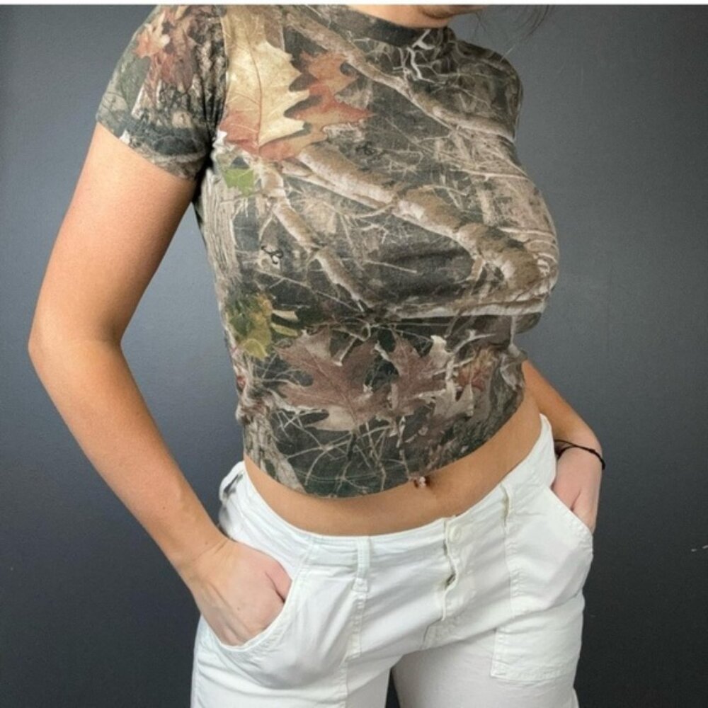 Tree Camo Baby Tee